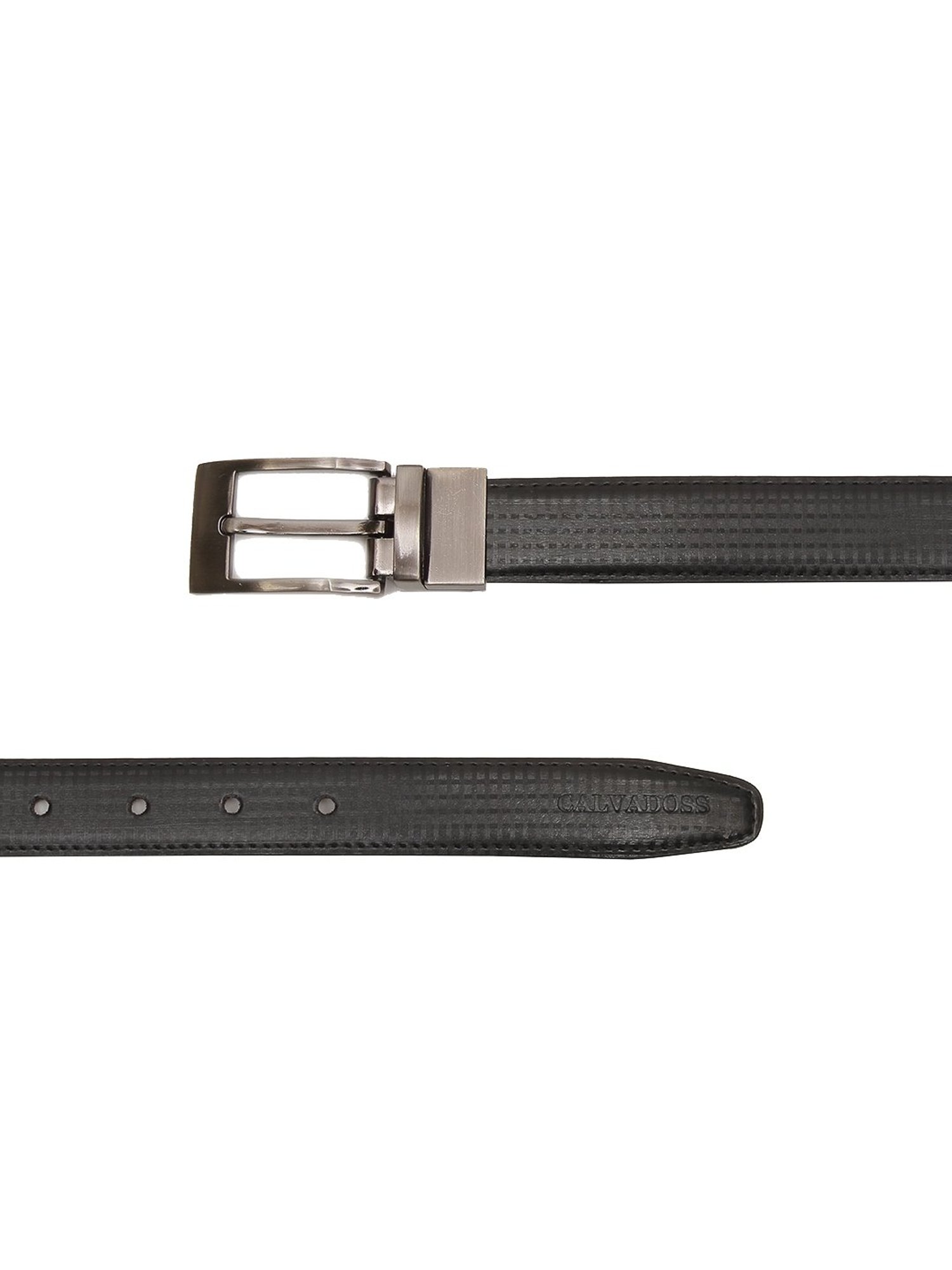 Calvadoss Black & Brown Reversible Belt for Women