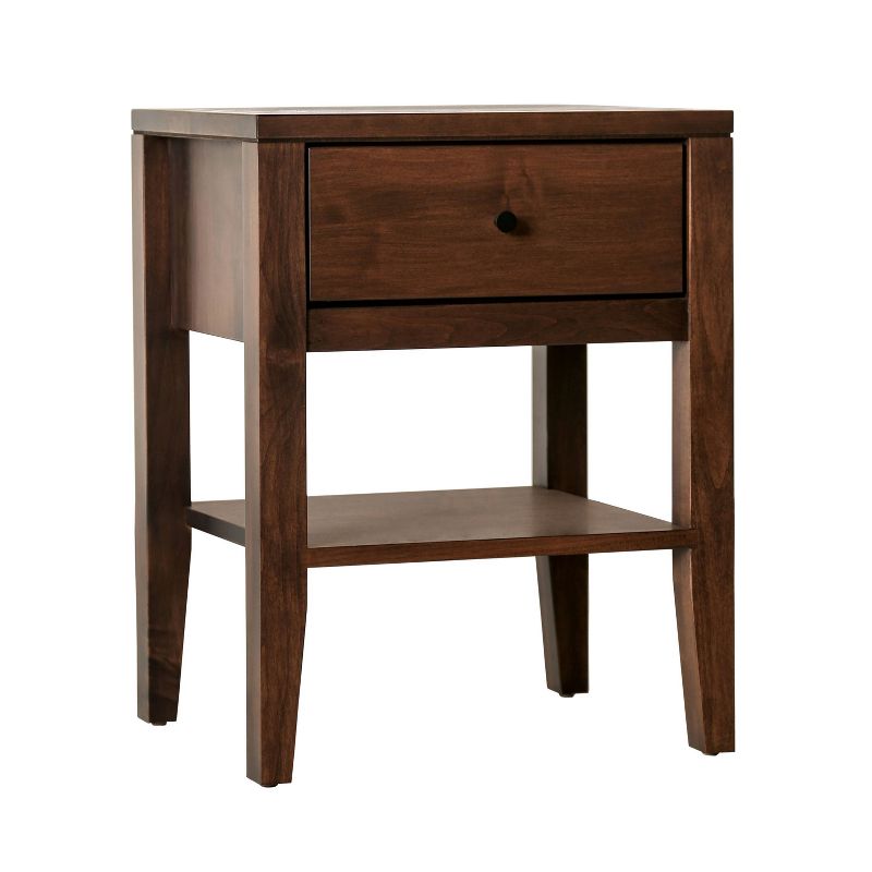 3pc Eastern King Myandra Solid Maple Wood Bedroom Set with 8 Drawer Chest Espresso - HOMES: Inside + Out