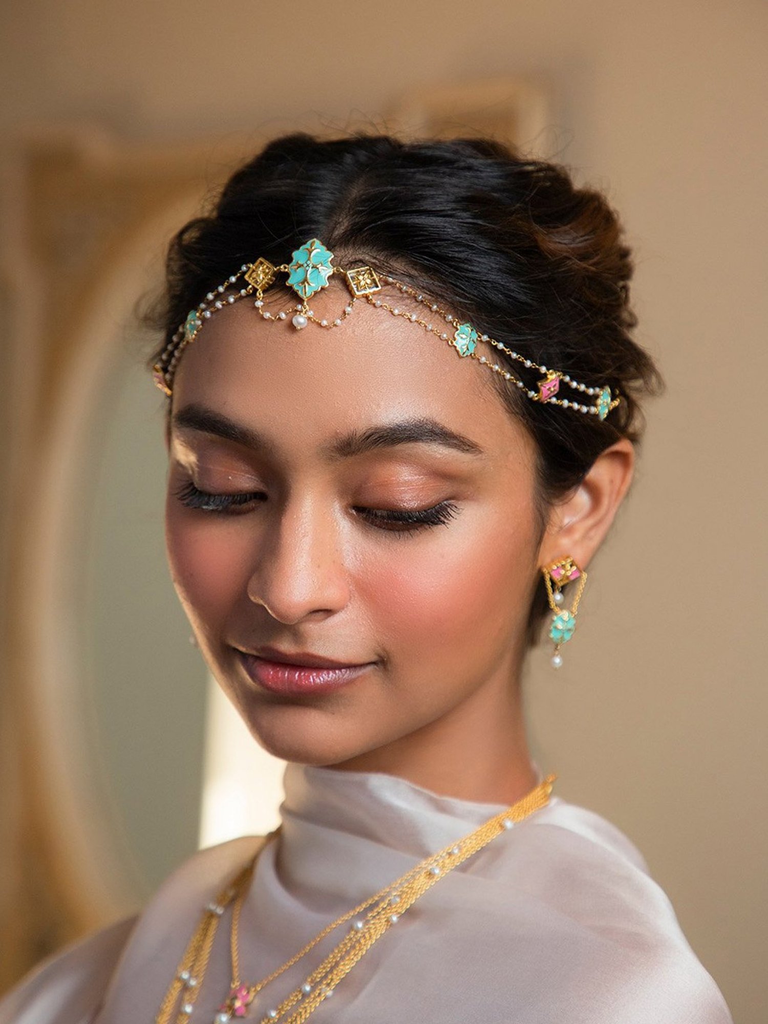 Shaya Aaja Nachle 18k Gold Plated Brass Matha Patti