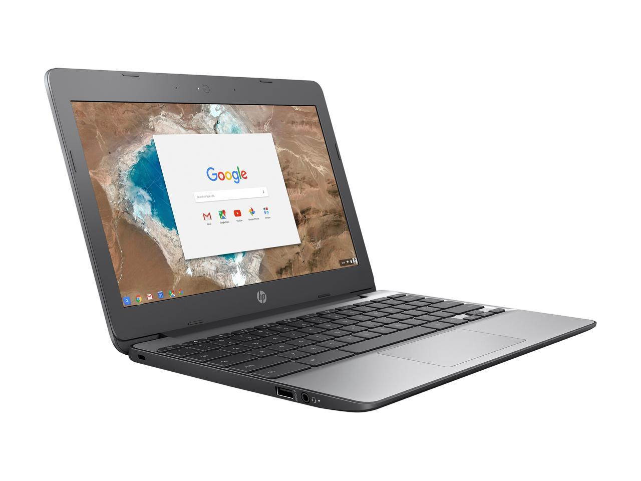 HP 11-v031nr Chromebook Intel Celeron N3050 (1.60 GHz) 4 GB Memory 16 GB eMMC SSD 11.6" Chrome OS