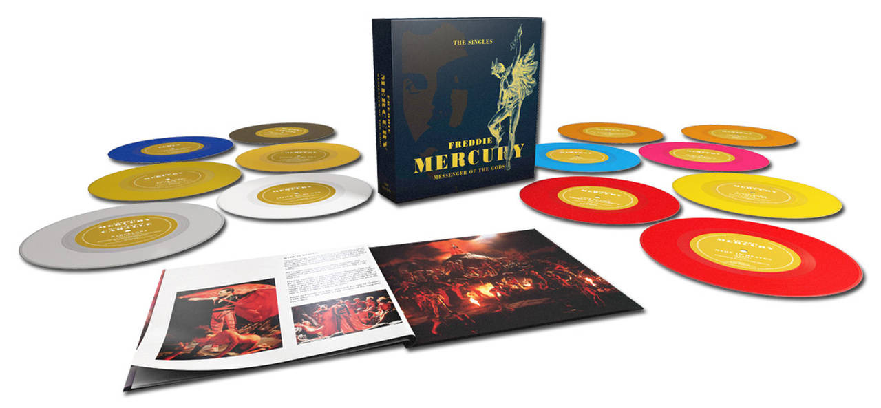 Freddie Mercury Messenger of the Gods: The Singles 45rpm 7" Vinyl Box Set (13disc/Colored Vinyl)