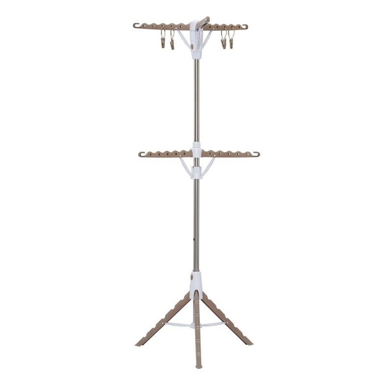 Household Essentials 2 Tier Tripod Clothes Dryer with Clips