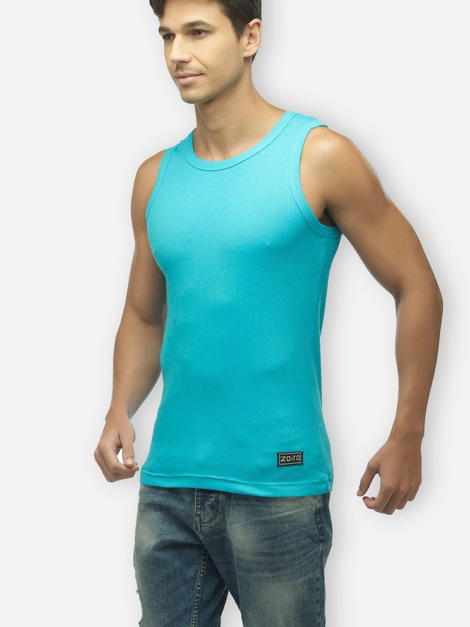 Zoiro Atol Blue Regular Fit Vest