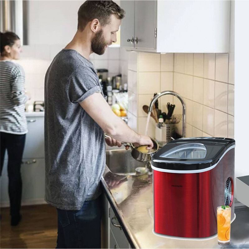 Frigidaire Countertop Ice Maker - Red