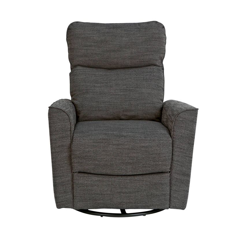 Karla Dubois Soho Swivel Accent Chair - Dark Gray