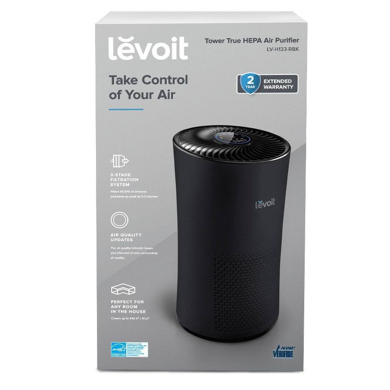 Levoit MetaAir True HEPA Air Purifier Black
