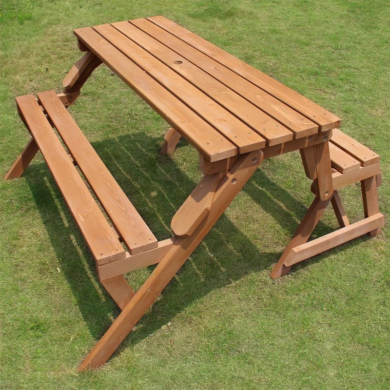 Interchangeable Picnic Table / Garden Bench - Merry Products