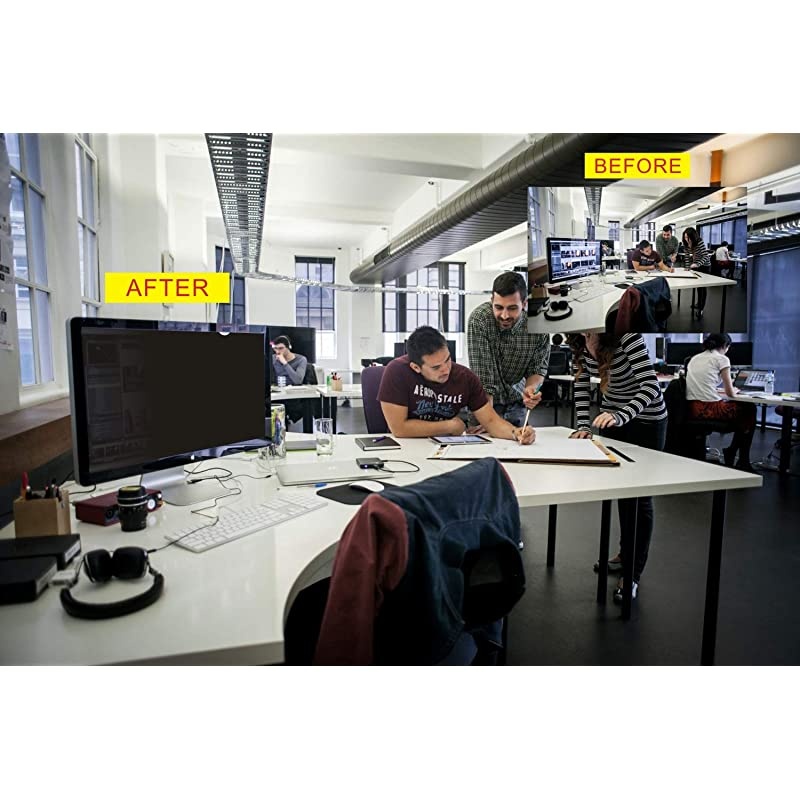 Computer Privacy Screen Filters for 27inch Widescreen169 Monitor Privacy Screen ProtectorAntiGlare AntiSpy AntiBlue Scratch and UV ProtectionEasy Install