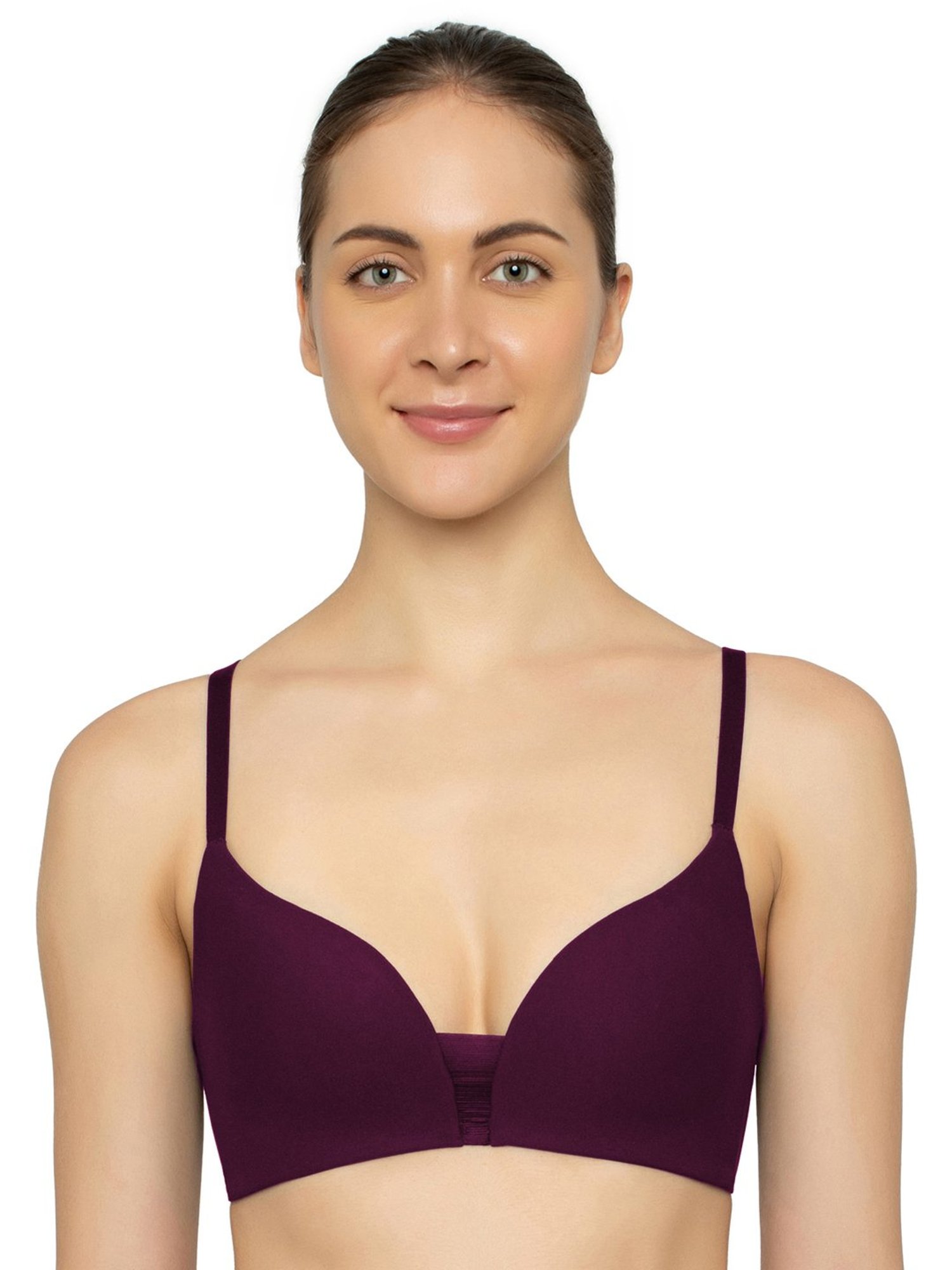 Triumph Maroon Padded T-Shirt Bra