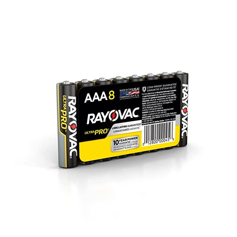 AAA Batteries Ultra Pro Alkaline AAA Cell Batteries 8 Battery Count