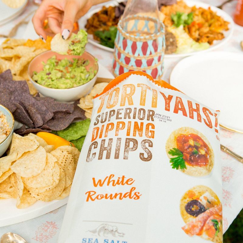Tortiyahs! White Round Chips - 12.5oz