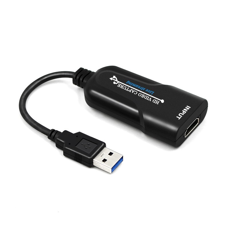 HDMI to USB USB3.0 TO HDMI UVC HD Video Capture Adapter-Black