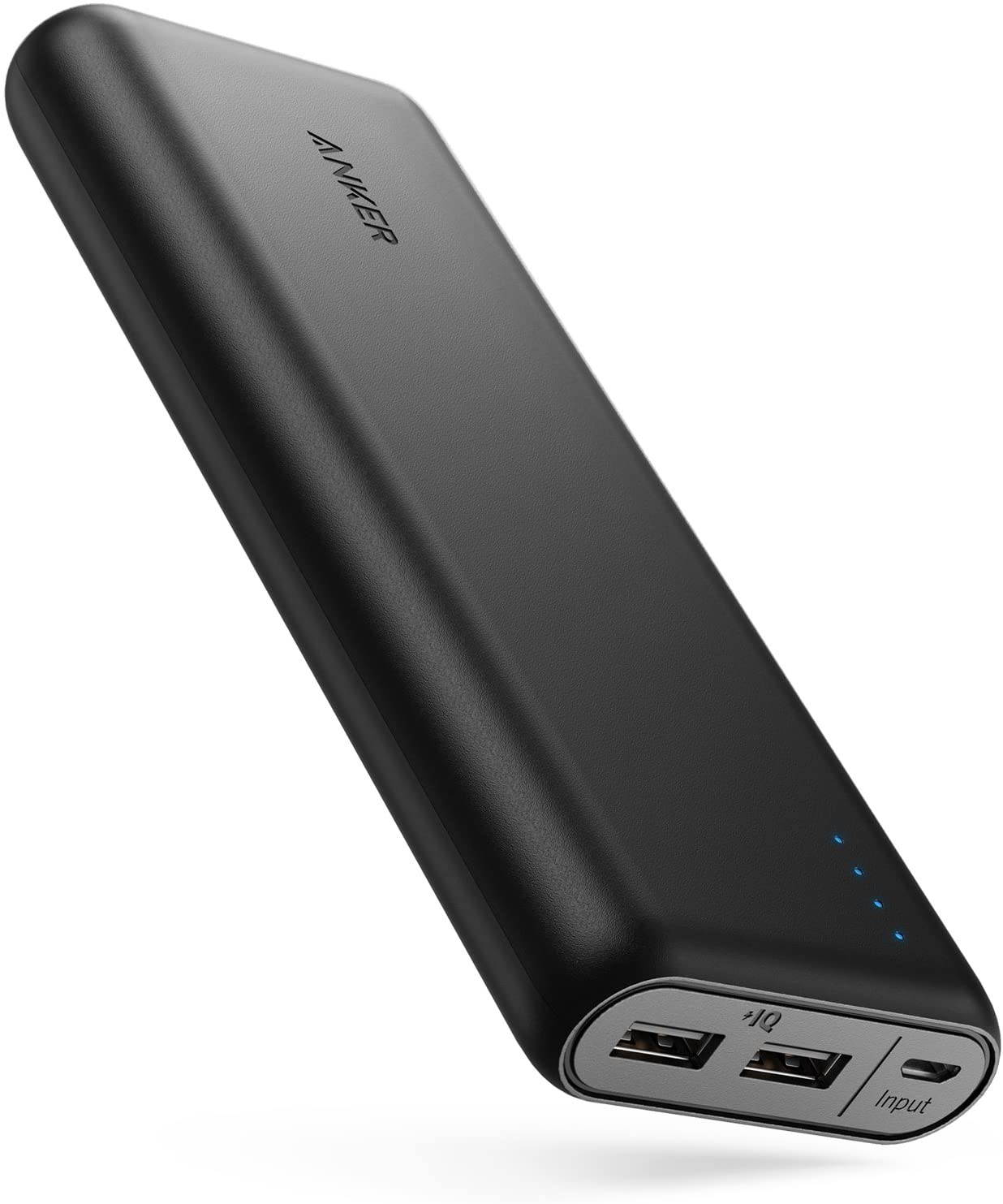 PowerCore 20,100mAh Portable Charger Ultra High Capacity Power Bank with 4.8A Output and PowerIQ Technology, External Battery Pack for iPhone, iPad & Samsung Galaxy & More (Black)
