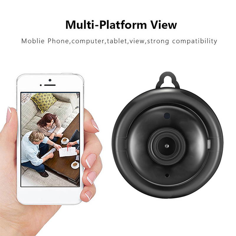 Mini Wifi IP Camera HD 1080P Wireless Indoor Camera Night Vision Two Way Audio Motion Detection Home Security Baby Monitor