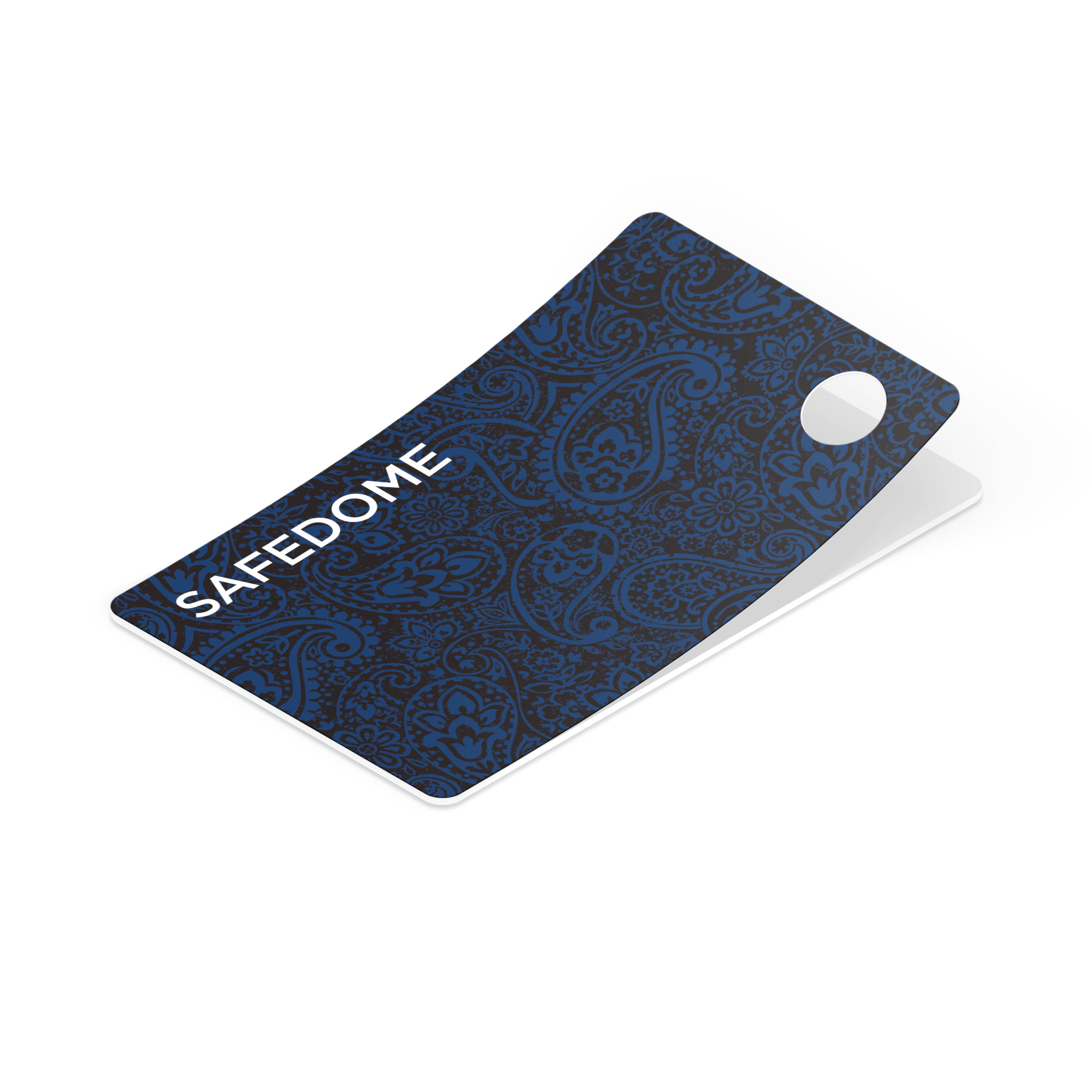 Safedome Classic Sticker - Blue Paisley