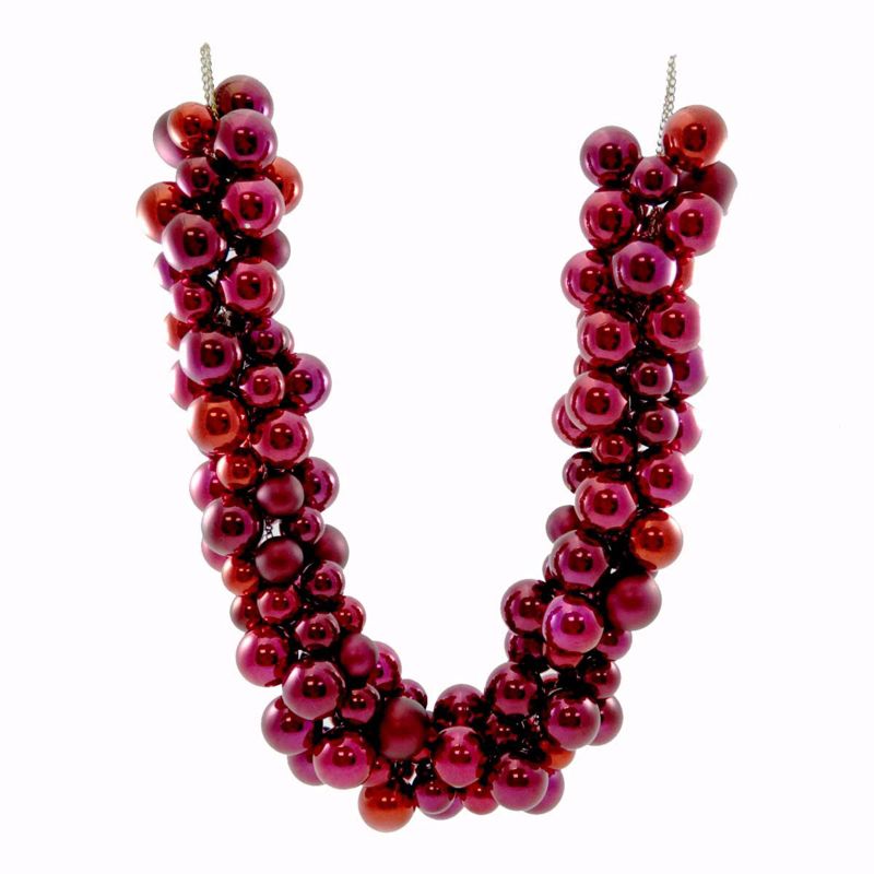 Christmas Romance Red Garland Decoration Wreath Tree  -  Banners And Garlands