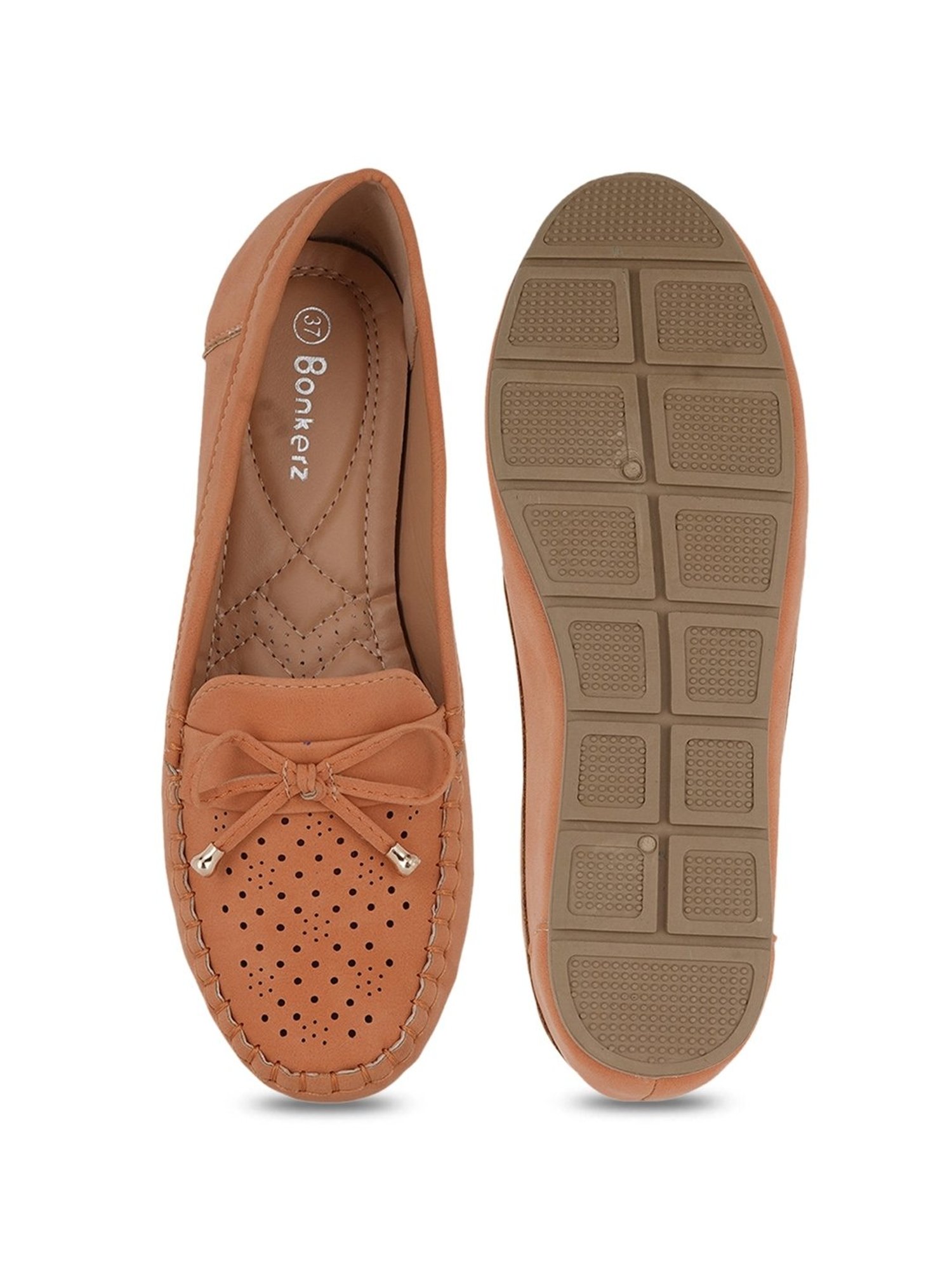 Bonkerz by Iconics Women's Tan Casual Loafer