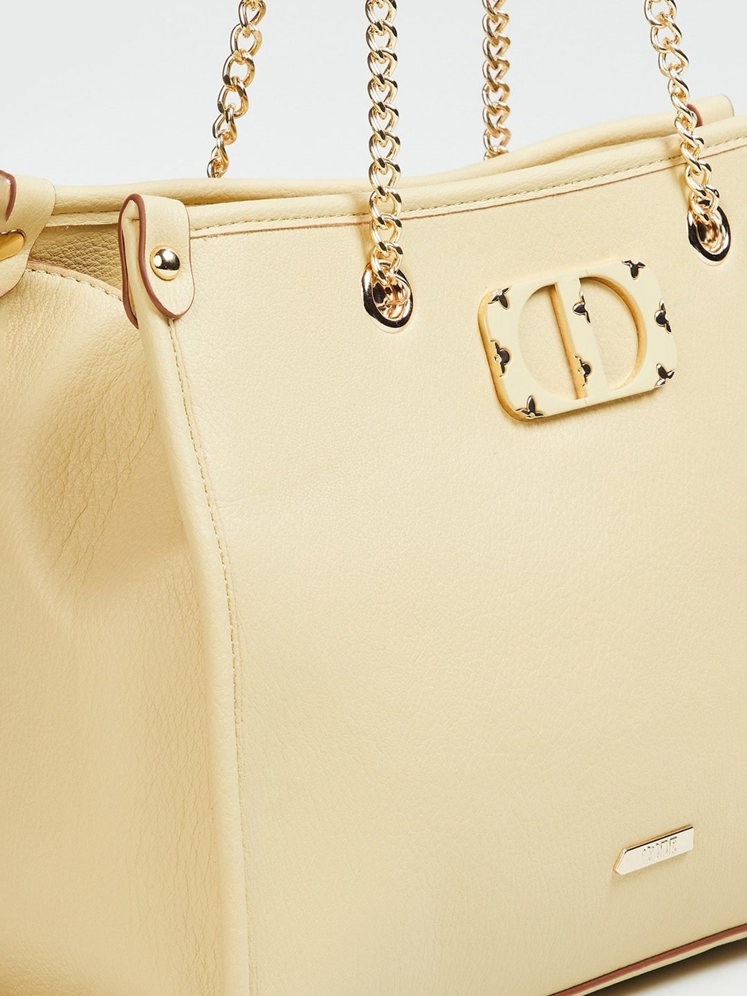 Code by Lifestyle Yellow Shoulder Bag