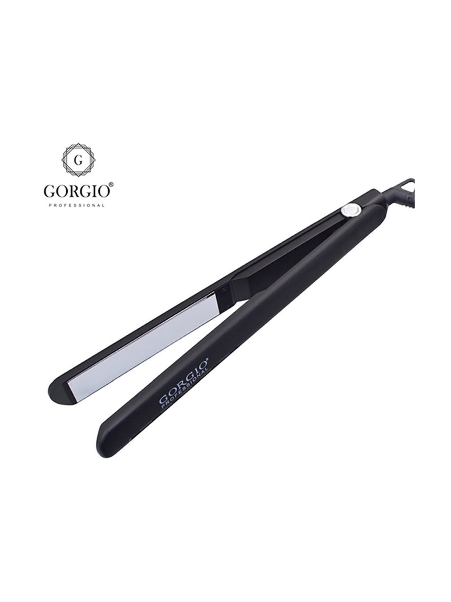 Gorgio Professional HS3 Mirror Titanium Hair Straightener (Black)