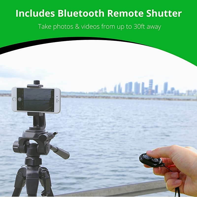 Cell Phone Tripod Mount UniMount 360 Universal iPhone Tripod Mount Adapter with Remote