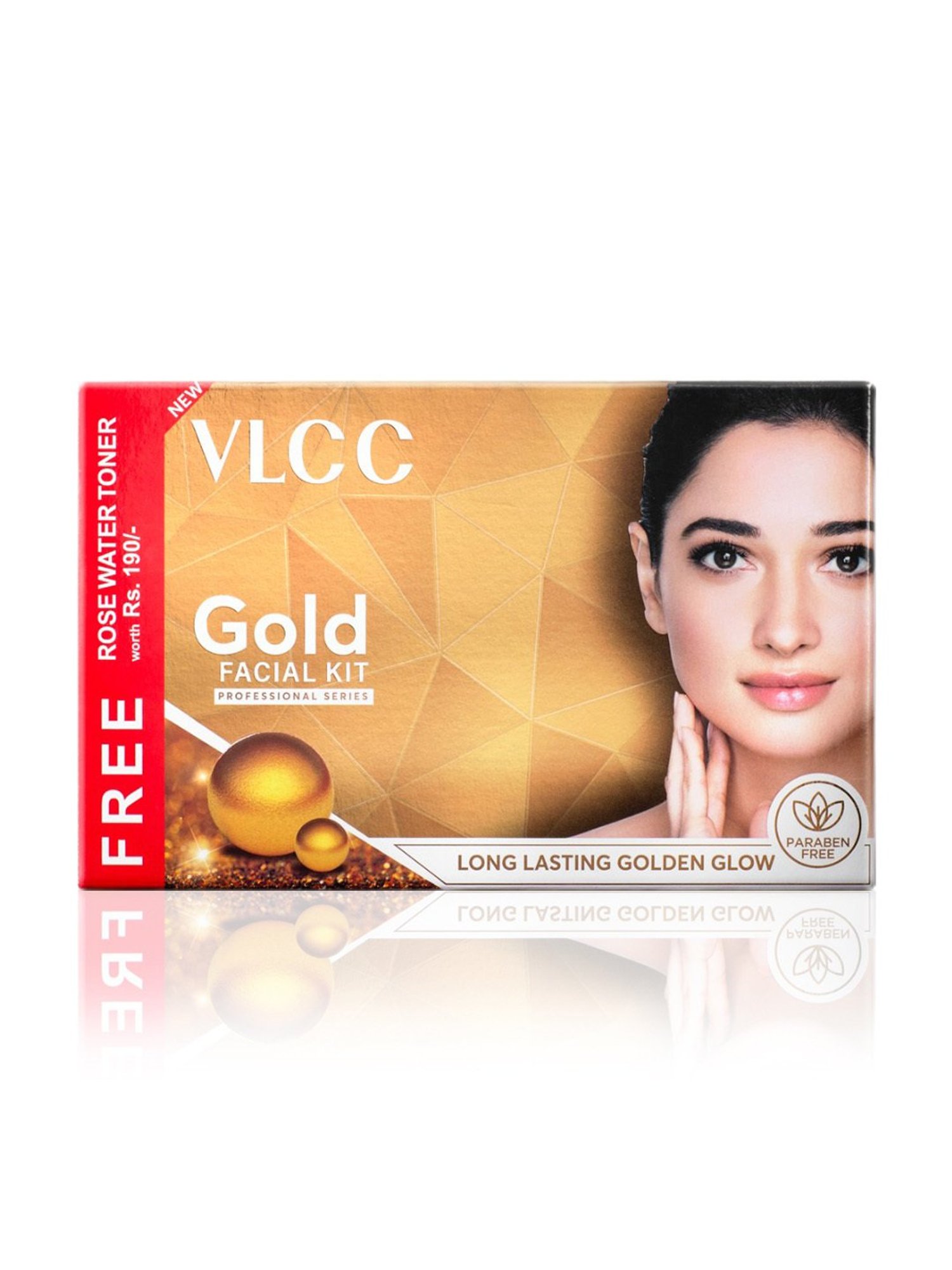VLCC Gold Facial Kit with Free Rose Water Toner
