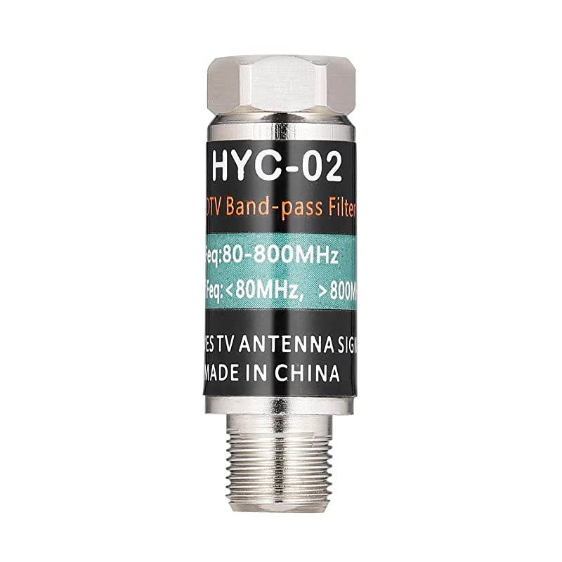 LTE Filter Improves Digital HDTV Antenna Signals TV Signal Band Pass Filter for TV Antenna Signal Purifier