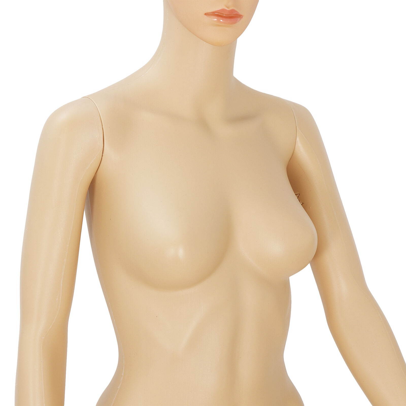 Female Mannequin Egghead Plastic Full Body Dress Form Display Base New