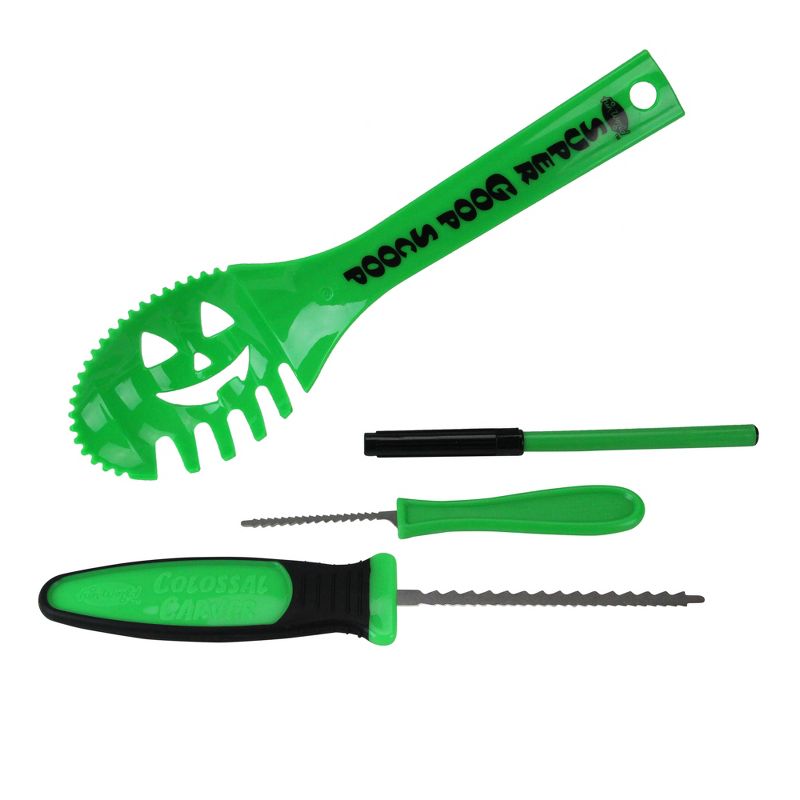 Fun World 10ct Tool and Stensil Halloween Pumpkin Carving Kit