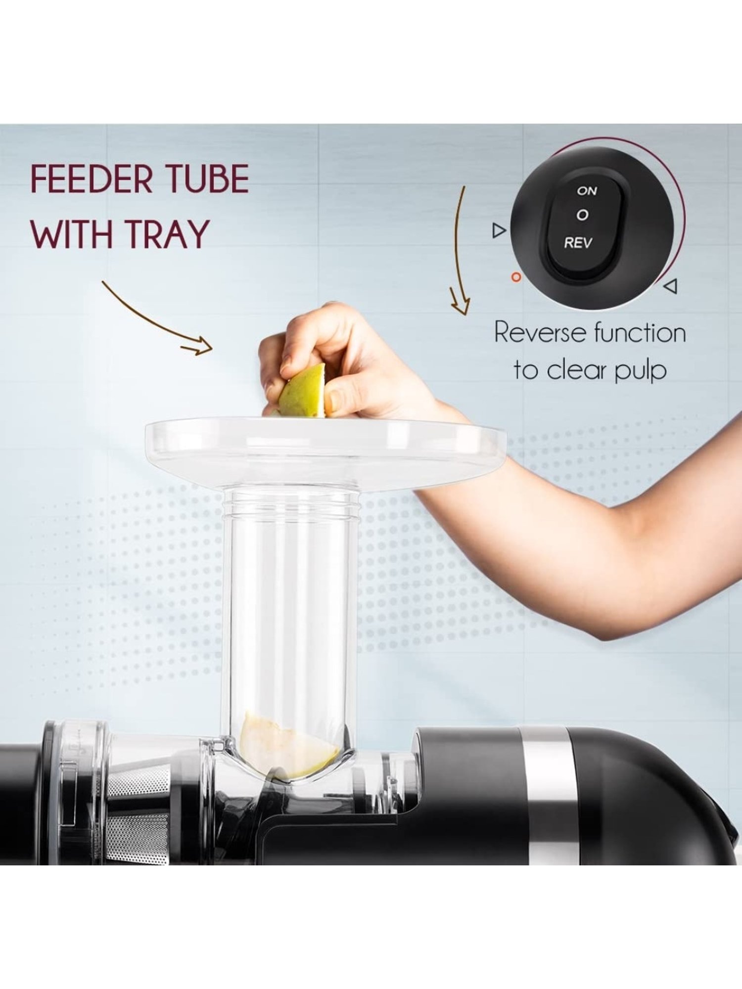 Borosil Stainless Steel Mixer Grinder Blender ( Black )