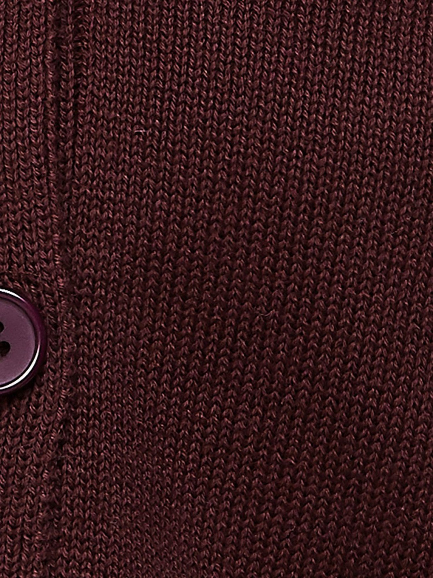 Ginger by Lifestyle Brown & White Color-Block Cardigan