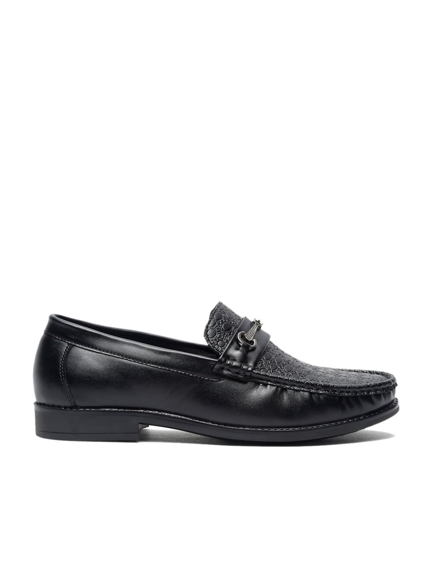 Apsis Men's Black Casual Loafers
