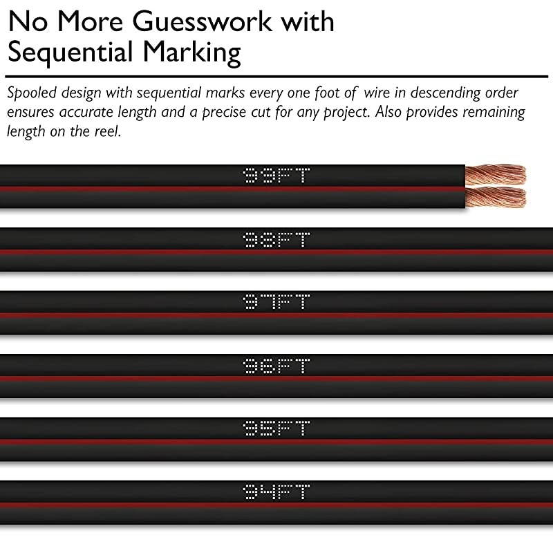 16AWG Speaker Wire  Pro Series 16 Gauge Speaker Wire Cable 500 Feet 1524 Meters Great Use for Home Theater Speakers and Car Speakers Black