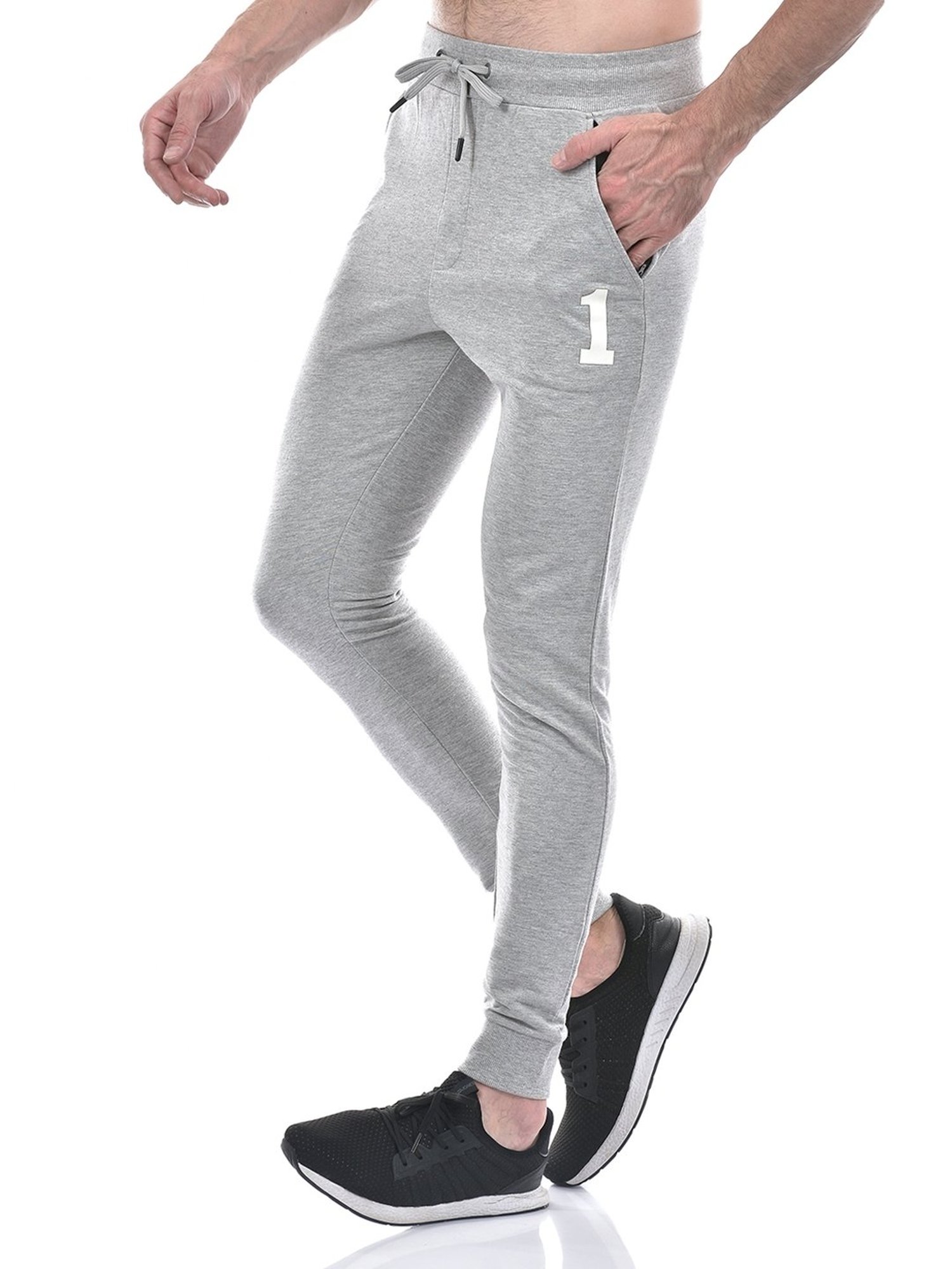 Basics Green Jogger Track Pant