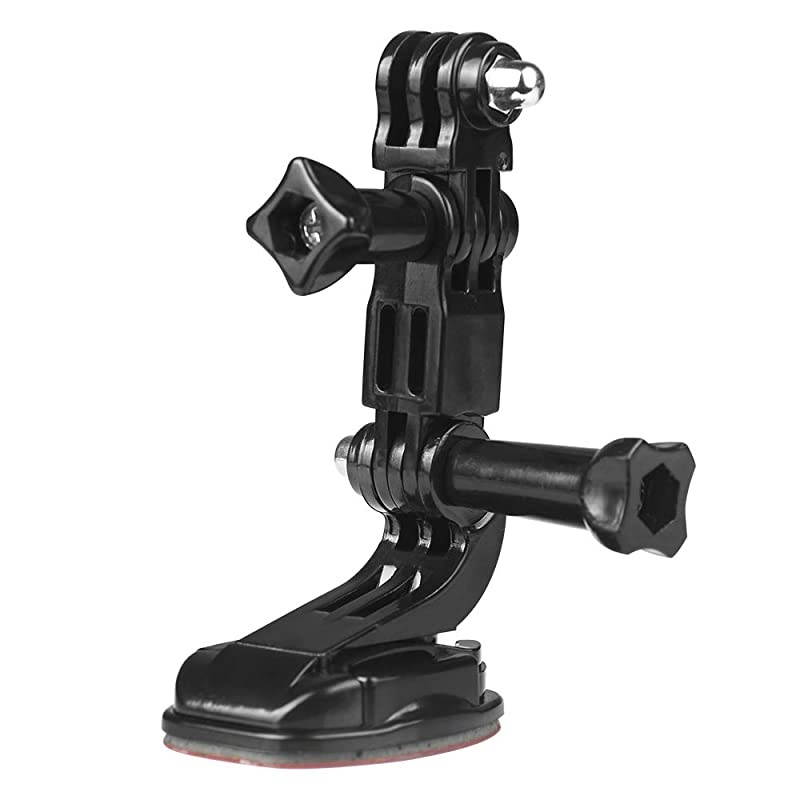 Flat Multifunction Mount kit and Adhesive Mounts to Your Helmet/Bike/Board/Car- Compatible with GoPro, DJI OSMO Cameras Accessories