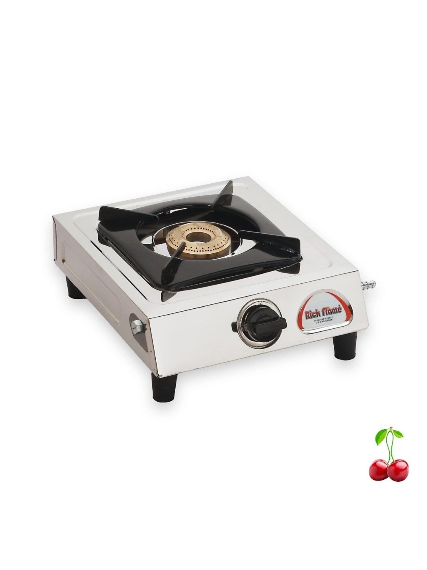 Range Kleen 4pc Porcelain Drip Pan Set Black