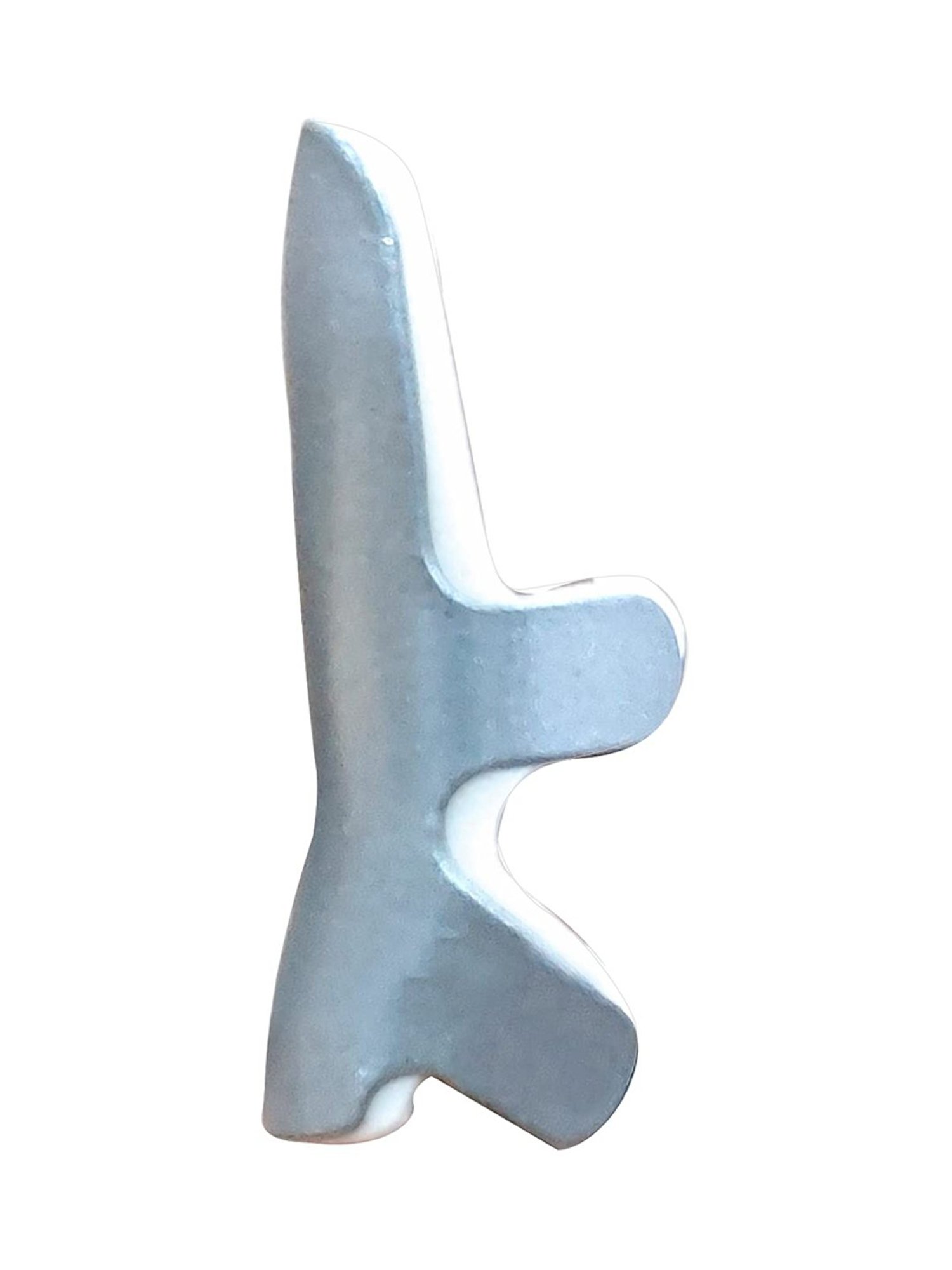 AccuSure Foam Lined Frog Finger Splint - Medium (Grey)