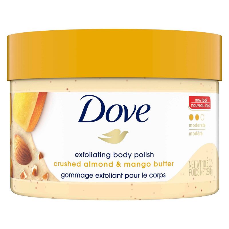 Dove Crushed Almond & Mango Butter Exfoliating Body Polish Scrub - 10.5  fl oz