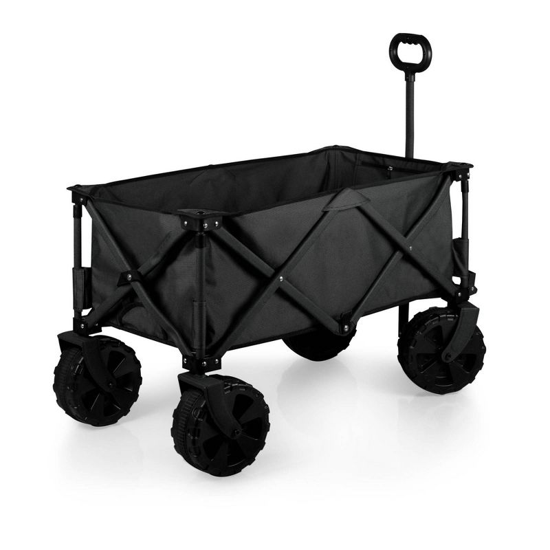 Picnic Time Adventure Wagon All Terrain Edition Folding Wagon - Black