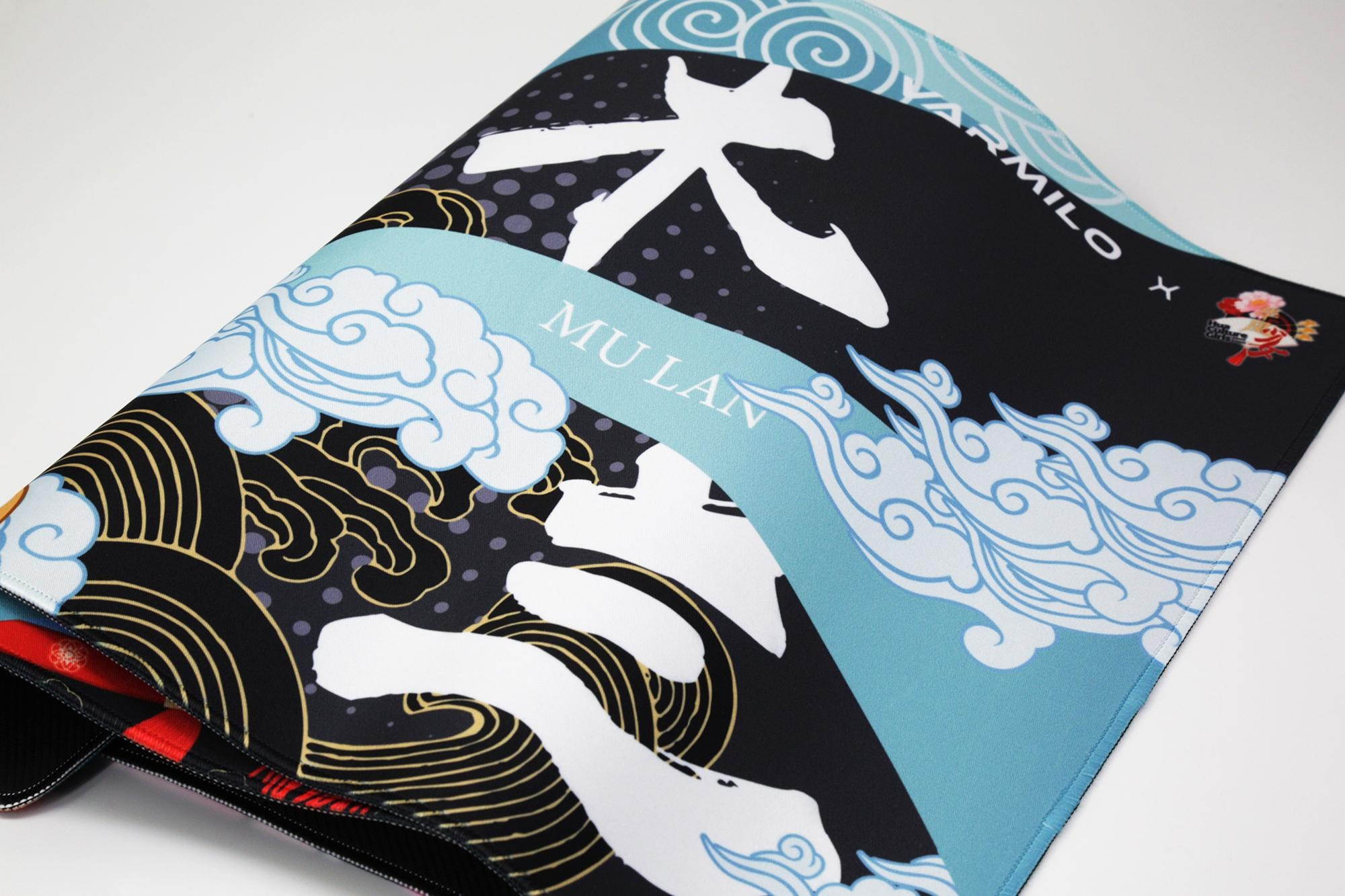 Varmilo Extra Large National Beauty Beijing Opera Desk Pad/Mat with Stitched Edges  Mouse Pad