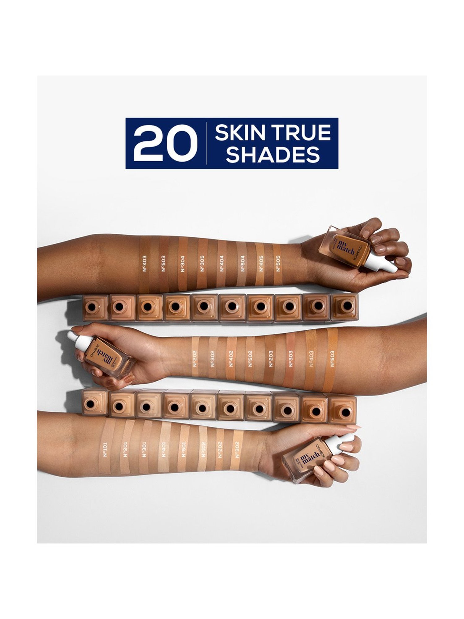 CHAMBOR My Match Skin Fusion SPF 15 Serum Foundation 101 Cool - 20 ml