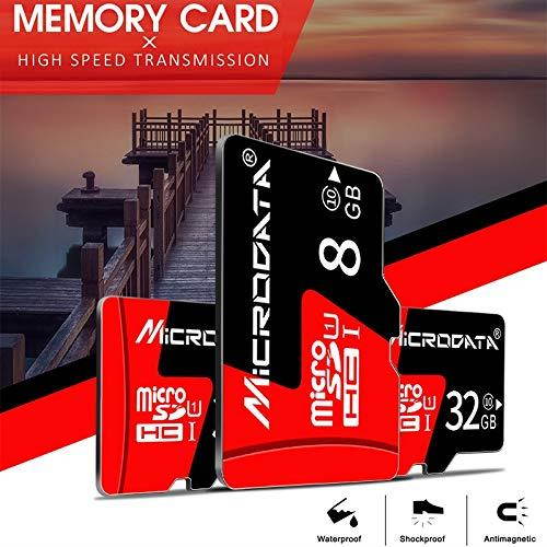 AFANG Micro SD Card 8GB U1 Red and Black TF (Micro SD) Memory Card
