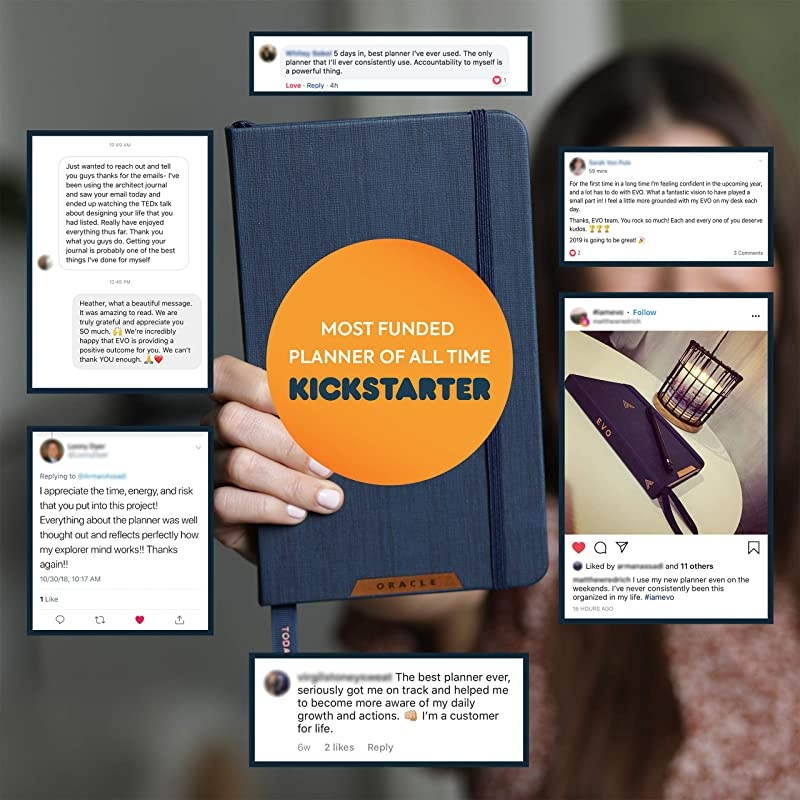 Daily Journal Non Dated Weekly Monthly Gratitude Agenda Happiness Goals Productivity Quarterly 90Day Planner