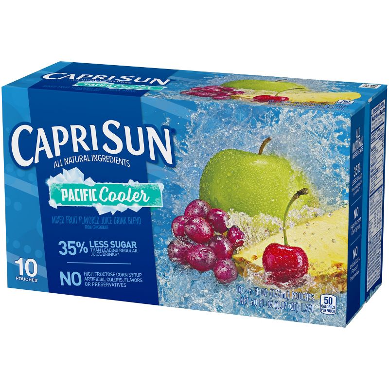 Capri Sun Pacific Cooler Juice Pack - 10pk/6 fl oz Pouches