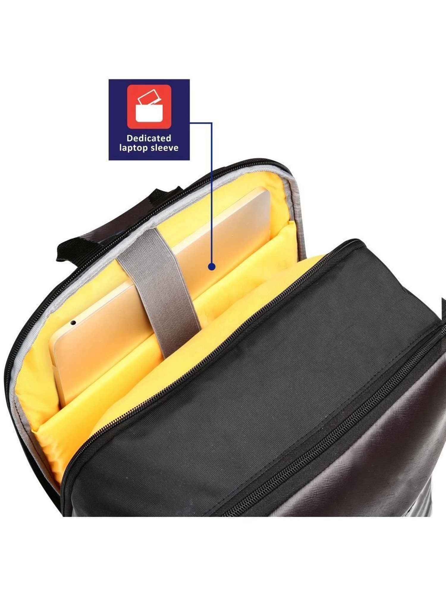 LAVIE SPORT Maroon Polyester Medium Laptop Backpack