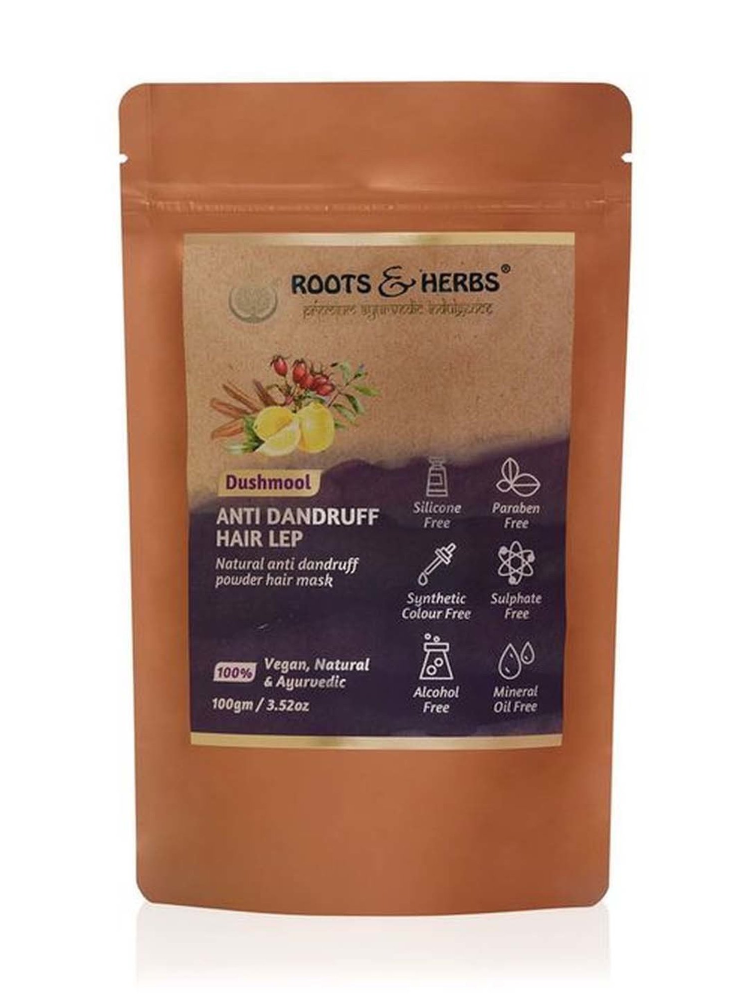 ROOTS AND HERBS Dushmool Anti Dandruff Hair Lep - 100 gm