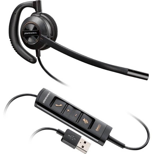 Plantronics EncorePro HW535 USB Mono Mono Corded Headset