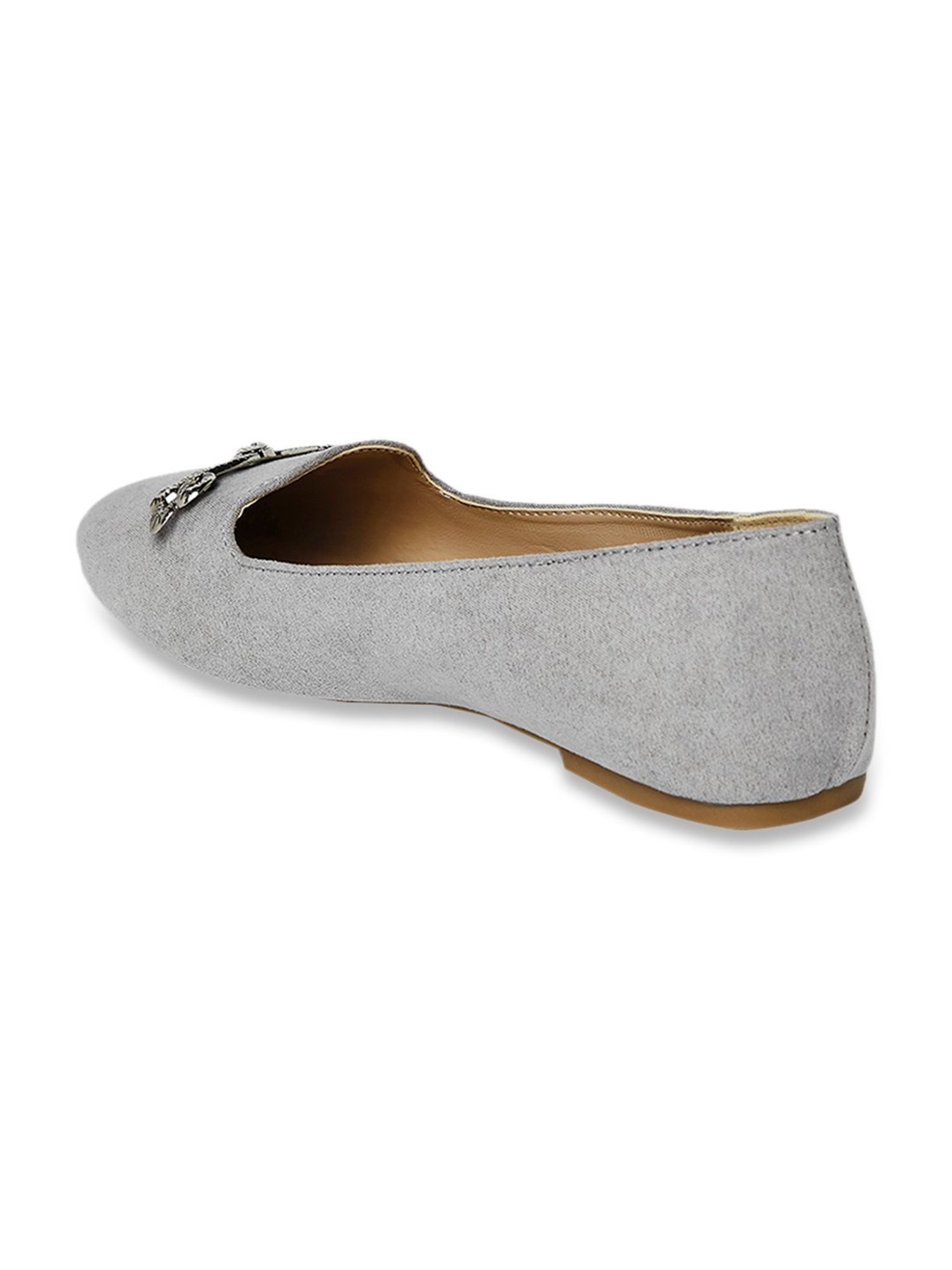 Forever Glam by Pantaloons Women's Grey Flat Ballets