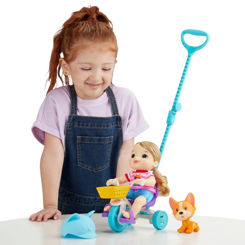 Doll Clothes Superstore Lace, Glitter and Flowers For Baby Dolls