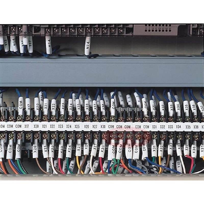 Compatible Labels Tape Replacement for DYMO 18051 14 Heat Shrink Tube Labels Use with DYMO Rhino 4200 5200 5000 6000 Label Maker and More Black on White 14 Inch x 49 Feet4Pack