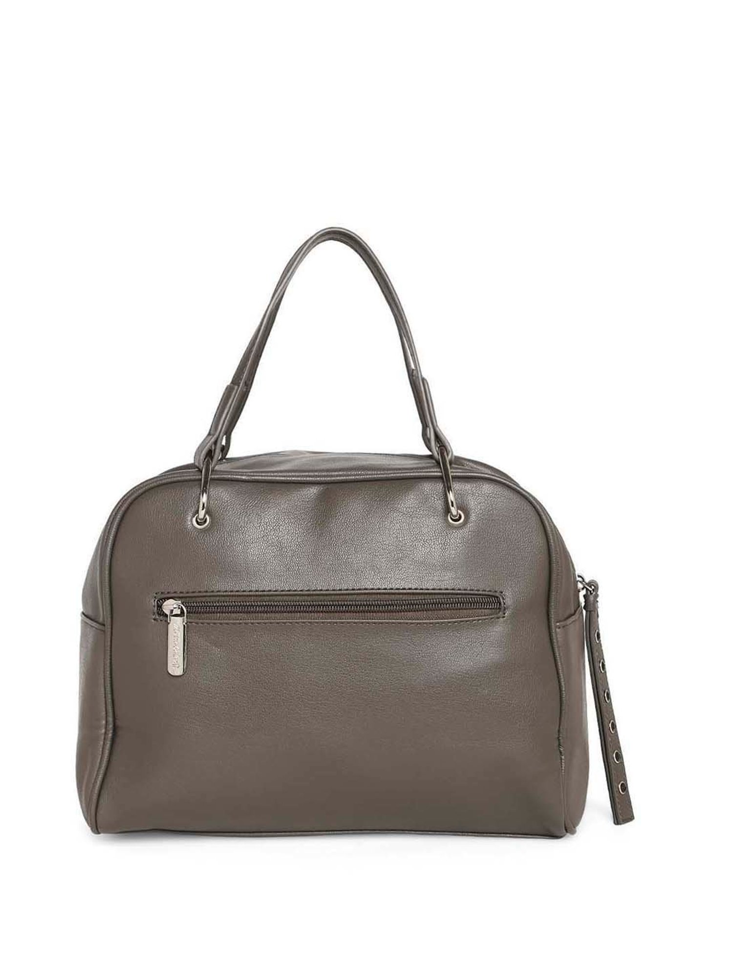 Marina Galanti Grey Embellished Medium Bowler Bag